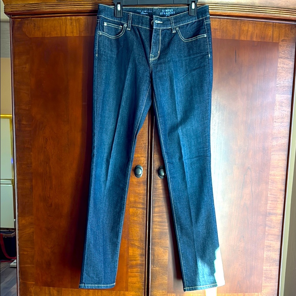 The Limited Size 6 Simply Straight 678 Blue Stretch Jeans Classic Style